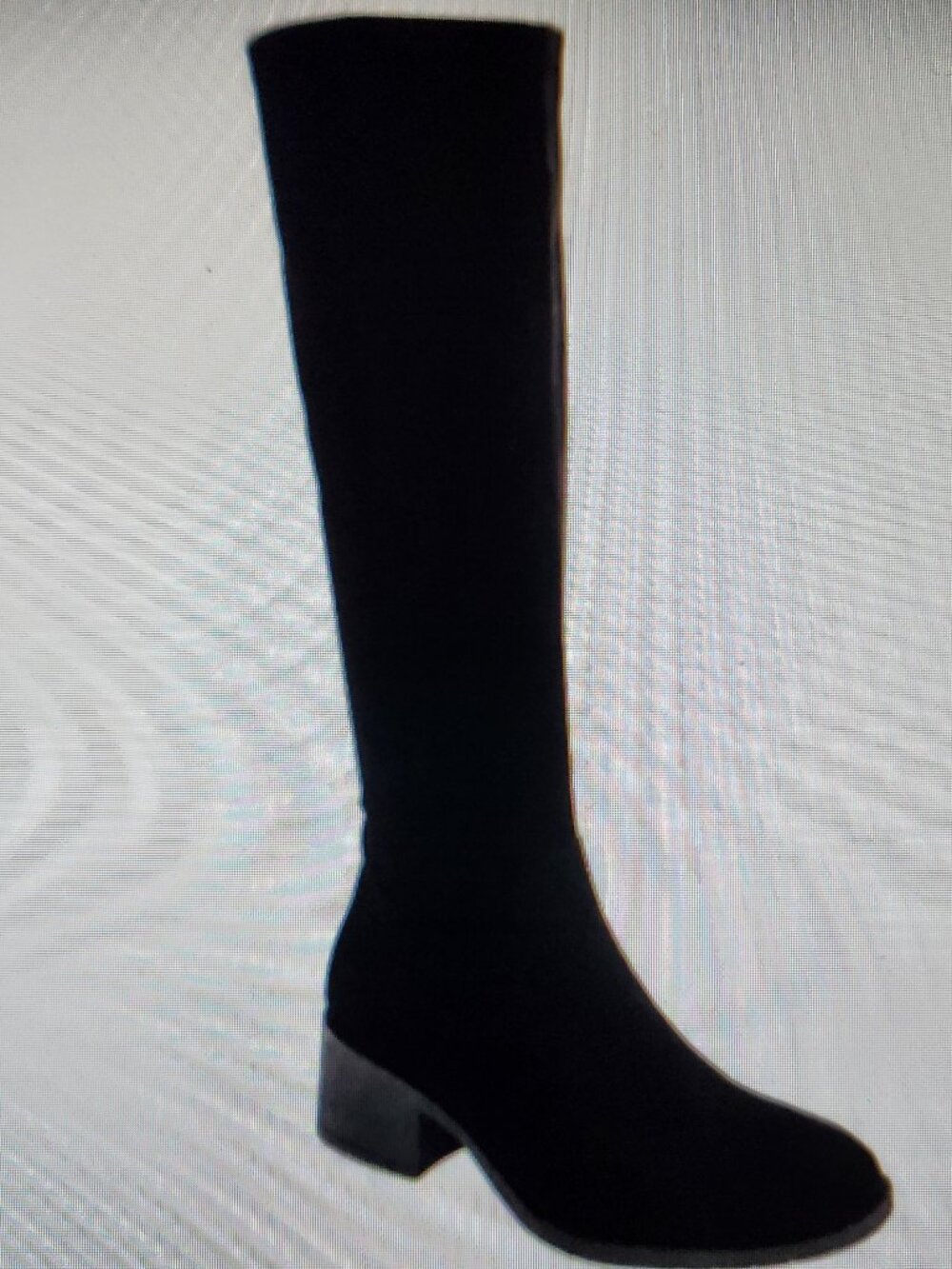 Kenneth Cole Reaction "Salt Stretch" Black Heeled Boots. NIB. Size 5